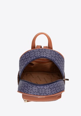Wittchen Damenrucksack aus Kunstleder mit Quaste, Marineblau