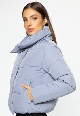 Wittchen Damen-Steppjacke im Oversized-Schnitt, blau, Polyester