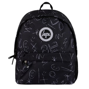 Hype Buntstift Kritzel Kinder Rucksack Schwarz