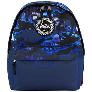 Hype Shark Smile Camo Kinder Blau Rucksack