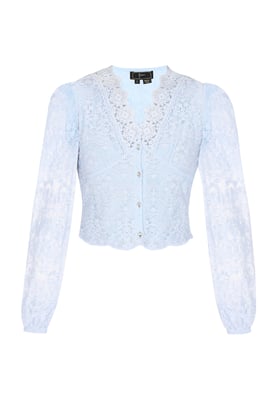Faina Bluse Frauen hellblau