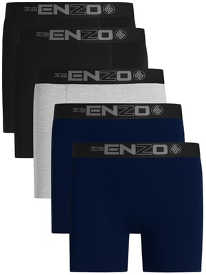 Enzo | 5er-Pack Herren Boxershorts Baumwolle Stretch Unterwäsche