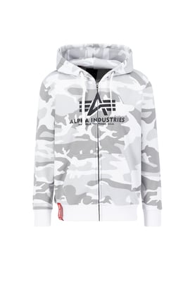Basic Camo Zip Hoodie
