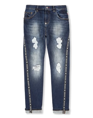 Denim Trousers Skull