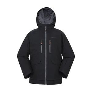 Mountain Warehouse - "Blizzard Extreme" Skijacke für Kinder, Wasserfest (Schwarz)