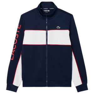 Lacoste - Jacke für Herren, Mit Reißverschluss, Tennis (Dunkles Marineblau/Weiß)