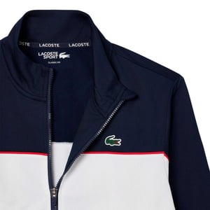 Lacoste - Jacke für Herren, Mit Reißverschluss, Tennis (Dunkles Marineblau/Weiß)