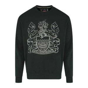 Aquascutum - "Aldis" Sweatshirt für Herren, Logo (Schwarz)