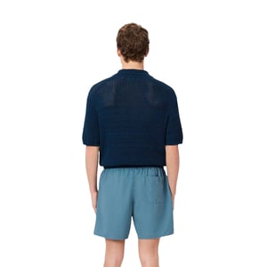 Lacoste - Badehose für Herren, Midi-Länge (Blau)