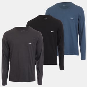 Herren Boss Classic 3er Pack Logo Unterhemden in Mehrfarbig