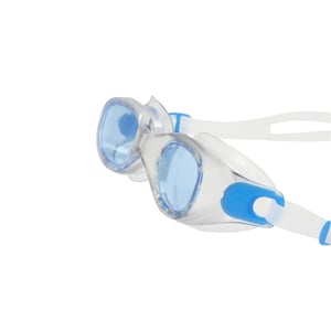 Speedo - Futura Classic Schwimmbrille für Kinder (Transparent/Blau)