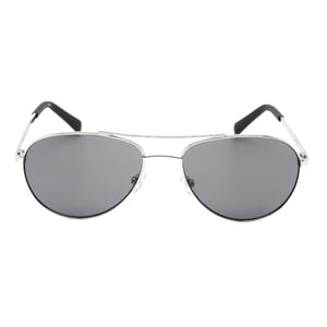 Calvin Klein - "R165S 045" Sonnenbrille für Herren/Damen Unisex (Silber/Schwarz)