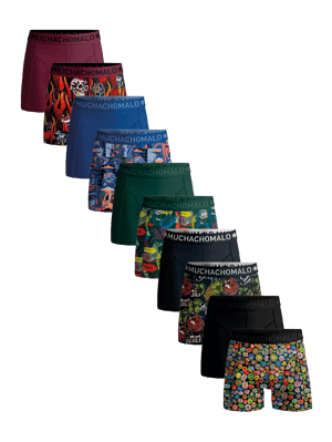 Muchachomalo Herren Boxer Shorts - 10er Pack - Herren Unterwäsche