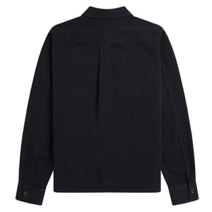 Fred Perry - Hemdjacke für Herren, Twill (Schwarz)