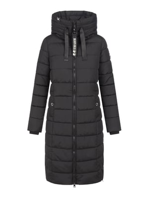 Navahoo Mondmädchen Damen Winter Steppmantel mit Kapuze und Fleecefutter