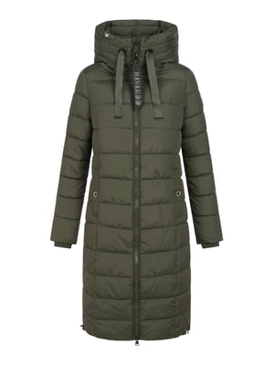 Navahoo Mondmädchen Damen Winter Steppmantel mit Kapuze und Fleecefutter