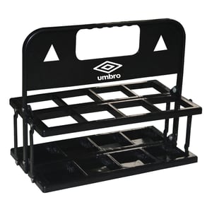 Umbro - Träger für Wasserflaschen, Logo, 8 Flaschen (Schwarz)