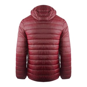 Aquascutum - "Bordeaux" Kapuzenjacke für Herren, Logo (Rot)