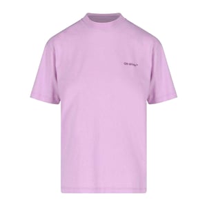 Off-White - "Diag" T-Shirt für Herren/Damen Unisex, Regulär (Violett)