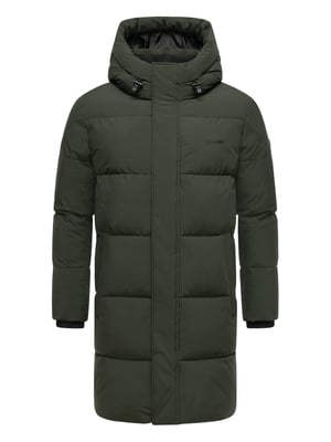Stone Harbour Herren Steppmantel Hadrieen mit Fleecefutter & Kapuze