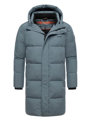 Stone Harbour Herren Steppmantel Hadrieen mit Fleecefutter & Kapuze