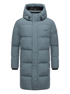 Stone Harbour Herren Steppmantel Hadrieen mit Fleecefutter & Kapuze