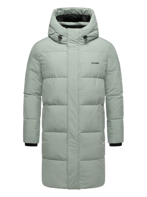 Stone Harbour Herren Steppmantel Hadrieen mit Fleecefutter & Kapuze