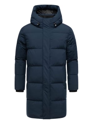 Stone Harbour Herren Steppmantel Hadrieen mit Fleecefutter & Kapuze