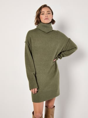 Apricot Pullover-Minikleid mit offener Naht