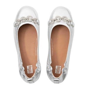 Fit Flop - "Allegro" Glitzer Ballerinas für Damen (Silber)