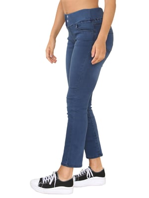 Enzo | Damen Jeans mit weit geschnittenem Bund
