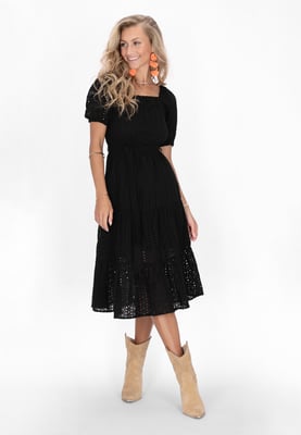 IZIA Kleid Frauen Schwarz