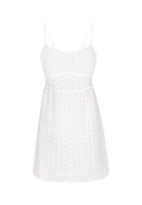 IZIA Kleid Frauen Weiß