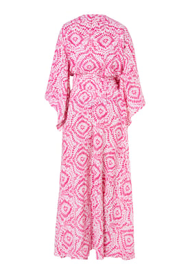 IZIA Maxikleid mit Print Damen Rosa