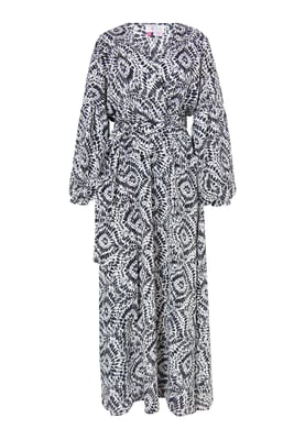 IZIA Maxikleid mit Print Damen schwarz