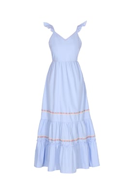 IZIA Kleid Damen blau