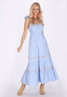 IZIA Kleid Damen blau