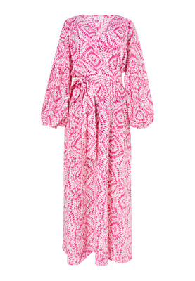 IZIA Maxikleid mit Print Damen Rosa