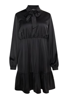 usha Midikleid mit Volant Damen schwarz