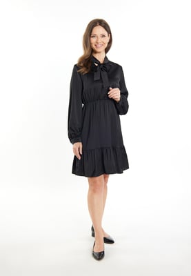 usha Midikleid mit Volant Damen schwarz