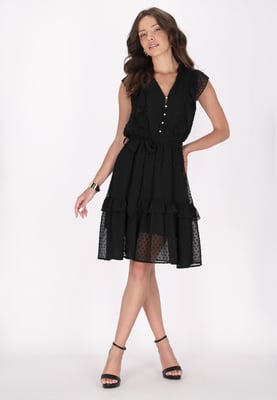 Faina Kleid Damen schwarz