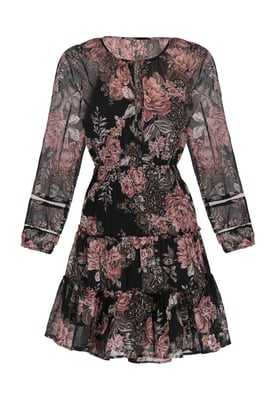 Faina Kleid Frauen Schwarz