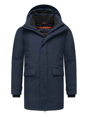 Stone Harbour Herren Winterjacke Emriis mit Fleecefutter & Kapuze