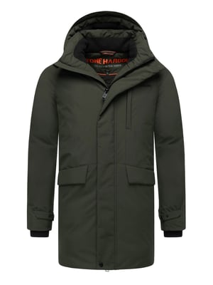 Stone Harbour Herren Winterjacke Emriis mit Fleecefutter & Kapuze