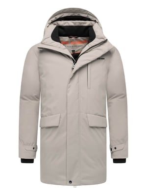 Stone Harbour Herren Winterjacke Emriis mit Fleecefutter & Kapuze