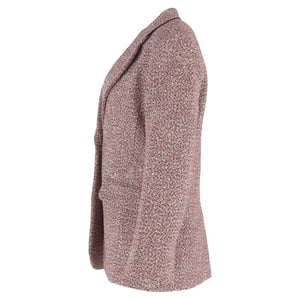 Chloé Einreihiger Tweed-Blazer mit Taschen aus mehrfarbiger Wolle