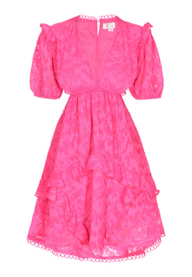 IZIA Kleid Frauen Fuchsie