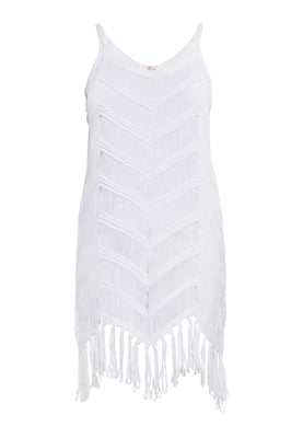 IZIA Kleid Damen weiss
