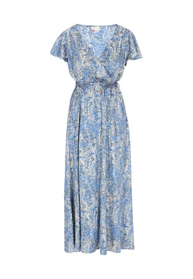 IZIA Kleid Frauen blau mehrfarbig
