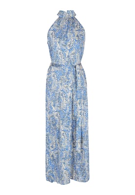 IZIA Kleid Frauen blau mehrfarbig